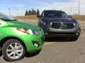 2012 Mazda2 versus Infiniti FX50 0-60-0 MPH Performance Mashup Test
