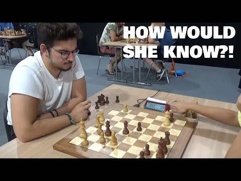 How would she know?! | Vardanyan Aras - WIM Rakshitta Ravi | Blitz chess