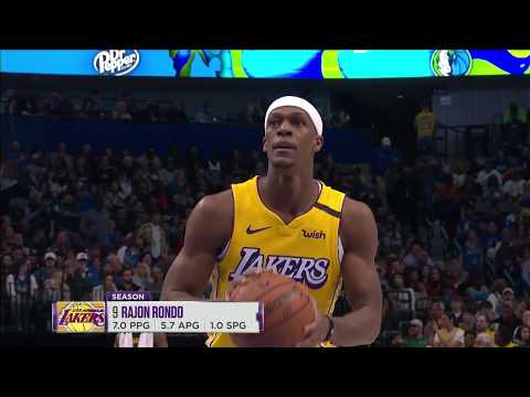 Rajon Rondo Full Highlights vs Mavericks | 10 Pts, 5 Rebs, 3 Asts | 01.10.2020