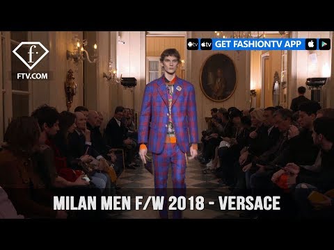 Versace Milan Menswear Fashion Week with Mens Fall/Winter 2018 Collection | FashionTV | FTV