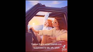 Count on me 🎶 Art by PEIJINSART 🎨 #connietalbot #digitalart #music #lyrics #shortvideo