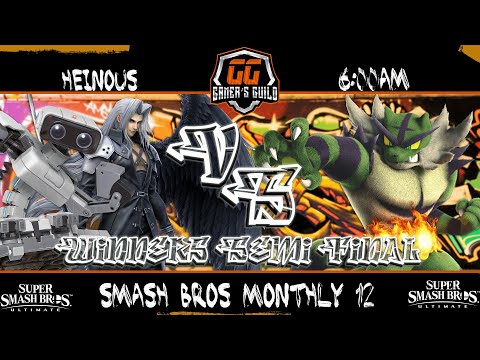 Gamer's Guild Smash Monthly 12: Winners Semi Final | Heinous V.S. 6:00AM
