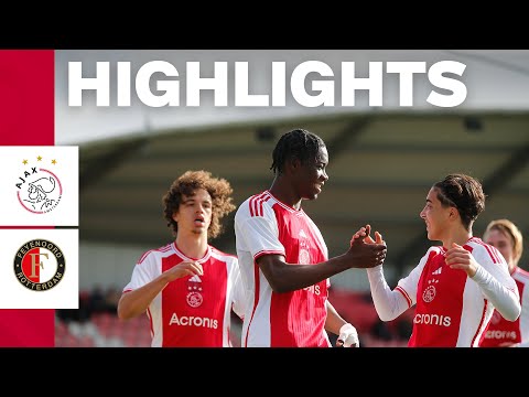 That's what we call a very important win! ❌❌❌ | Highlights Ajax O18 - Feyenoord O18