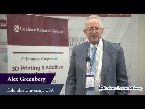 Alex Greenberg | 3D Printing 2023 | Coalesce Research Group | USA