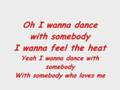 I wanna dance with somebody - Whitney Houston - lyrics