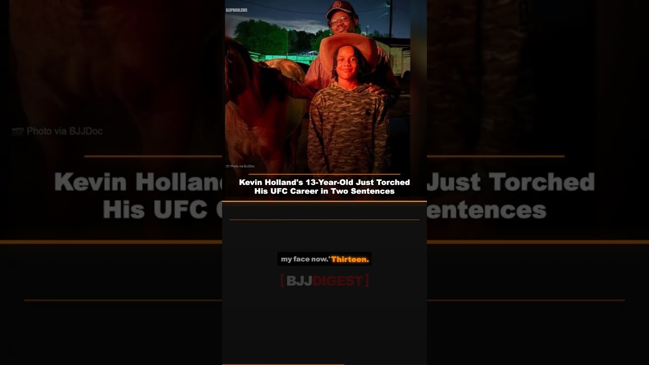 Kevin Holland's 13-Year-Old Just Torched His UFC C #Shorts