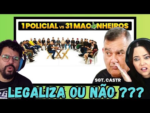 1 POLICIAL X 31 MACONHEIROS | FT. SGT CASTRO  // REACT