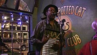 Washboard Chaz Blues Trio at the Spotted Cat in New Orleans