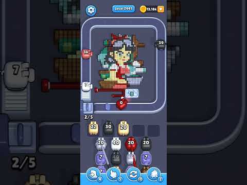 Pixel Flow Level 2445 Walkthrough