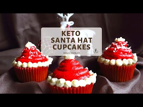 Santa Hat Cupcake Recipe for Christmas