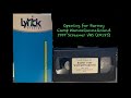 Opening For Barney Camp WannaRunnaRound 1997 Screener VHS 2018S