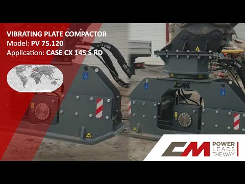 Plaque vibrante de compactage pour pelles de 3,5 à 6 tonnes - PV 30.60 - surface 290x600 mm_3