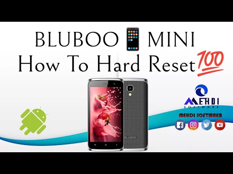 BLUBOO📱MINI How To Hard Reset💯طريقة عمل الفورمات وإعادة ضبط إعدادات المصنع