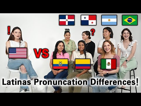 American Was Shocked By Latinos' Word Differences from 7 countries!!