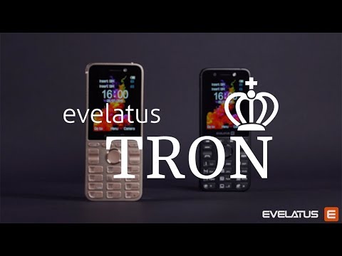 Evelatus Tron Plāns Pogu Telefons ar Divām Sim kartēm Radio Lukturi Kameru &amp; Ietilpīgu akumulātoru Zelta video