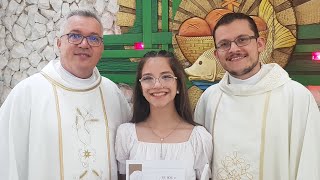 Minha primeira comunhão ✝️🙏 || @LiviaTips