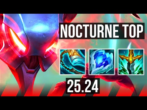 NOCTURNE vs AATROX (TOP) | Good KDA: 9/2/7 | KR Master | 25.24
