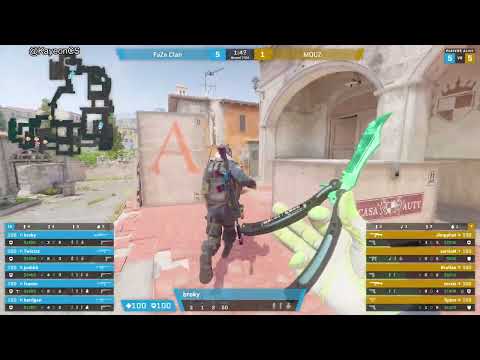 broky Demo ( 17-6 ) FaZe vs MOUZ ( INFERNO ) POV | StarLadder Budapest Major 2025