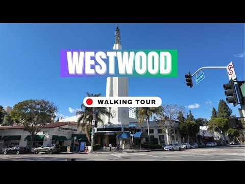 Westwood 4K Walking Tour(West Los Angeles), UCLA The Village