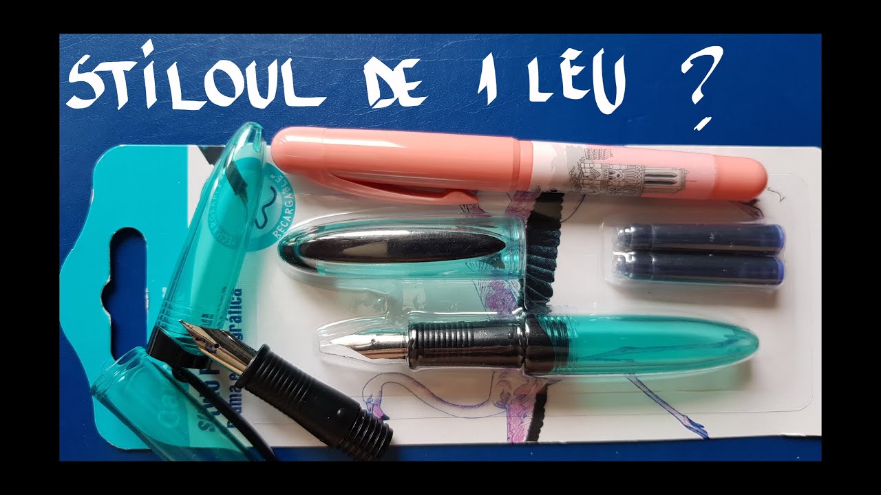 (????) Stiloul de la Carrefour de 1 leu - recenzie ?i prob? de scris (Romanian language only)