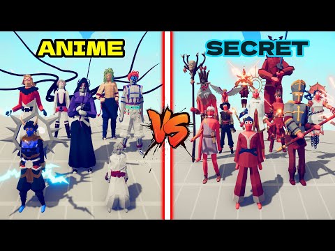 DEMON TEAM ( DEMON SLAYER ANIME ) VS SECRET TEAM | TABS - Totally Accurate Battle Simulator
