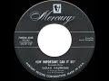 1955 HITS ARCHIVE: How Important Can It Be? - Sarah Vaughan