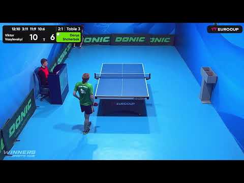 09:30 Viktor Vasylevskyi 3-1 Denys Shcherbak 18.04.2023 TT Euro.Cup Ukraine Star