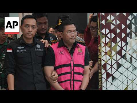 WATCH: officials arrested in Indonesia corruption probe