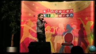Céline Kinderen voor kinderen voorronde Limburg 2011-2012 met De aarde wordt te warm