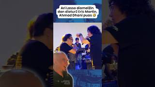 Download lagu Ari Lasso  megang mic aja masih dibenerin sama Eric Martin, Ahmad Dhani sueneng 🤣 mp3