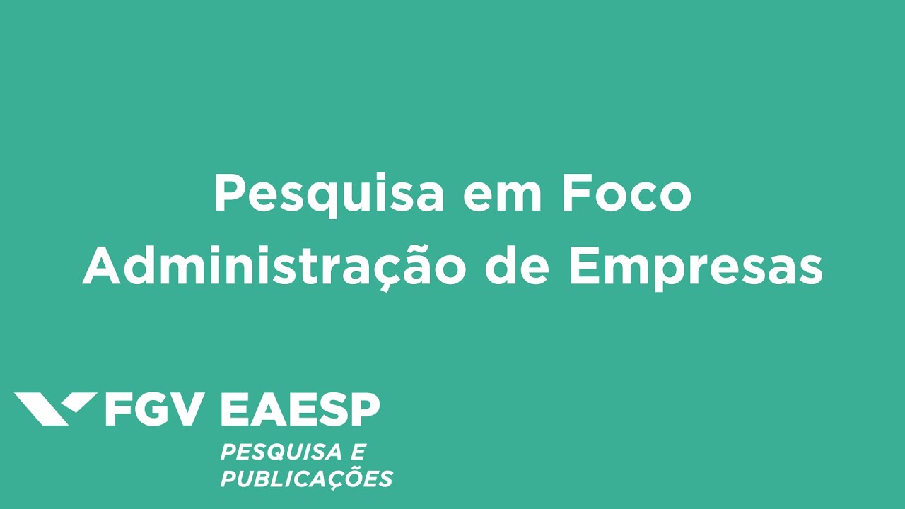 A Importância das Cadeias de Suprimentos - 2012