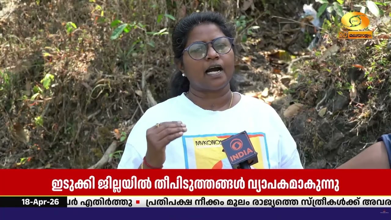 വേനൽ കടുത്തതോടെ ഇടുക്കി ജില്ലയുടെ വിവിധ ഭാഗങ്ങളിൽ ?