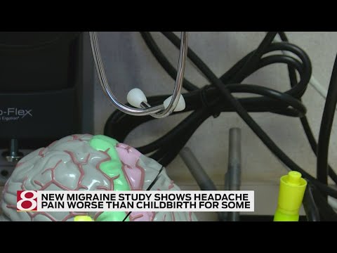 Study says migraine headaches may be worse than child birth