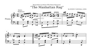 “The Manhattan Rag” by Edwin Kendall - P. Barton, FEURICH piano