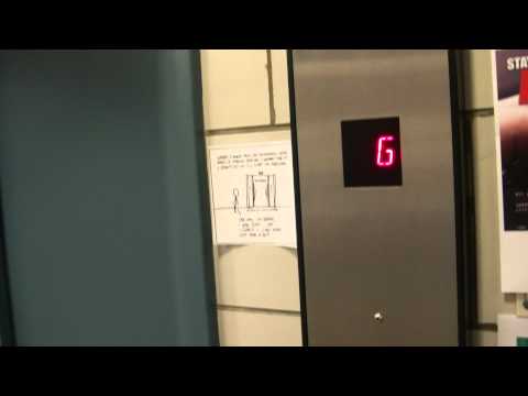 Final ride on the 1962 OTIS elevator in Bausch & Lomb hall @ UR.