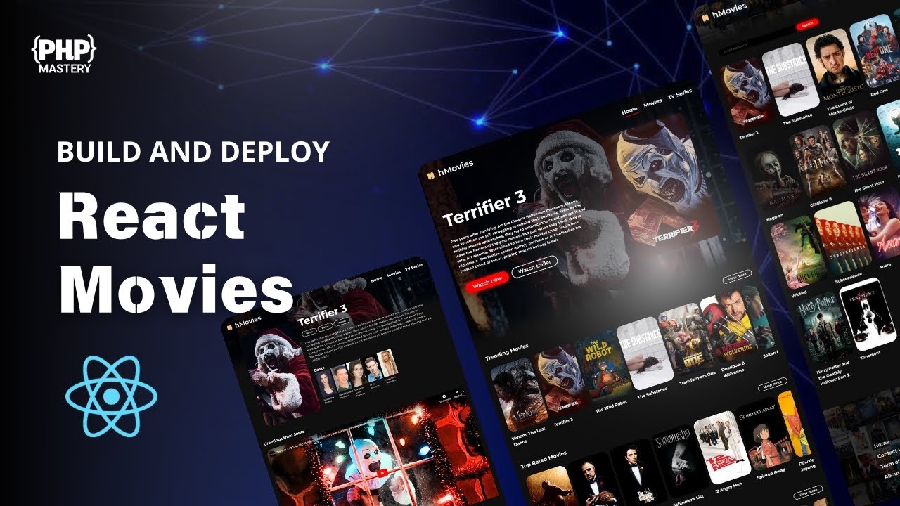 Learn How to Create a Movie Website with Complete Features with React js Using the TMDb API