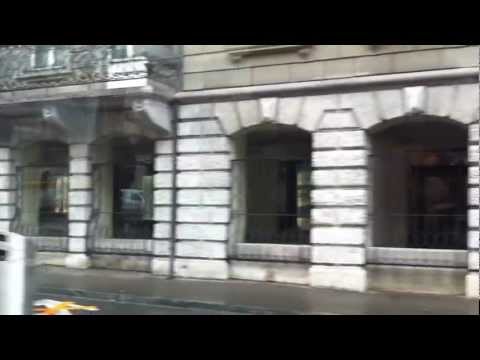 003_Zurich by tram, 1 stop, 21.12.11, 12am, Bahnhof Enge - Tunnelstrasse (Tram 6)