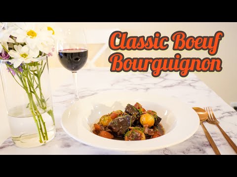 How To Make Beef Bourguignon l Red Wine Beef Stew...