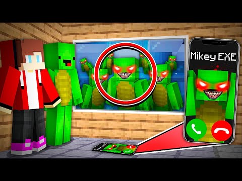 JJ and Mikey CALLED Army of SCARY Mikey and Try Escape Minecraft Challenge Maizen Mizen JJ and Mikey