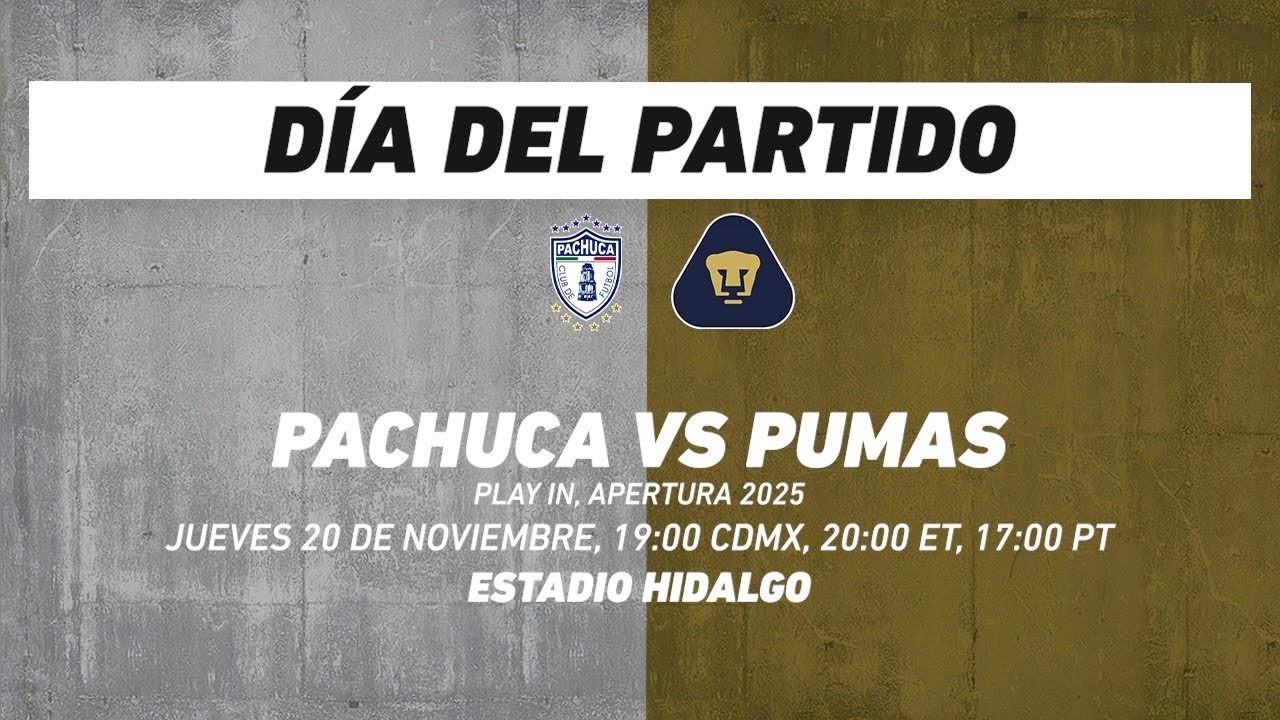 Pachuca vs Pumas, frente a frente: Liga MX