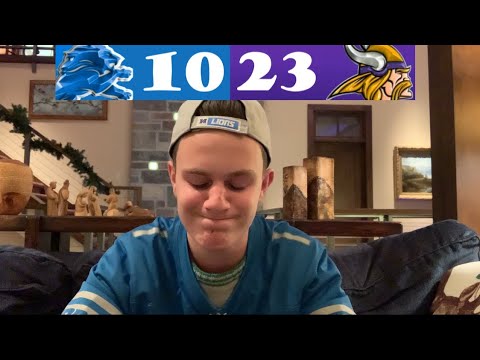 My Reaction to Week 17 against the Vikings