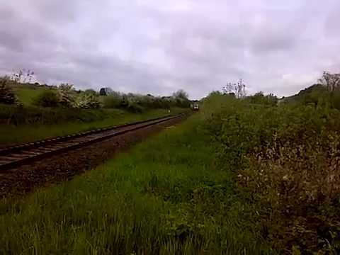 IE 29000 DMU (29412) New Livery passes along the Gorey Rd