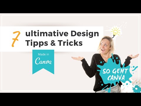 7 Canva Tipps & Tricks die du kennen solltest | Canva-Tutorial