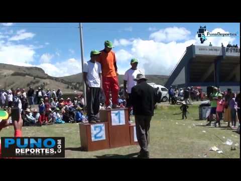 Premiación a los primeros lugares en la Carrera Pedestre de Plateria