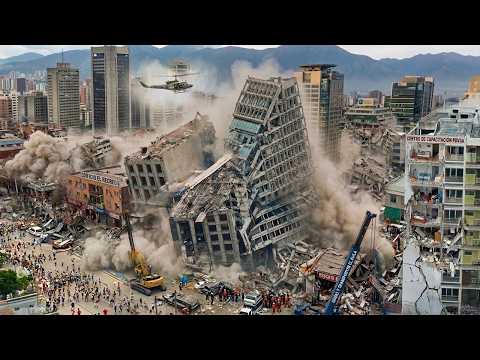Venezuela in Ruins After 7.5M Earthquake! Multiple Buildings Collapse in Caracas, People Trapped