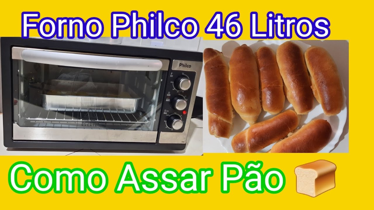 Forno Philco 46 litros Como Assar Pão Vídeo Explicativo.