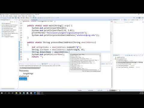 Assignment 4 String Example