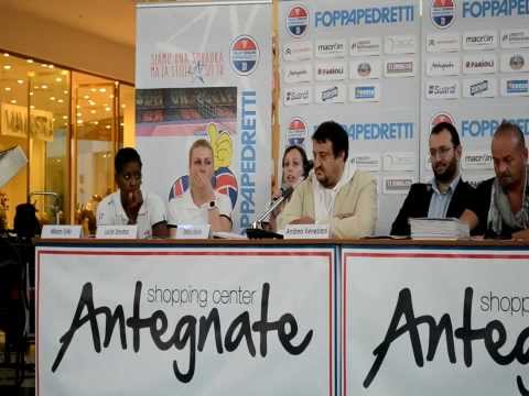 Enrica Merlo Foppapedretti Bergamo 2013/14 - presentazione Antegnate Shopping Center