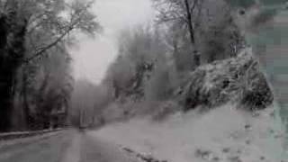 preview picture of video 'Estacada, Oregon Snow - 2 Sunday Drive Country Road'