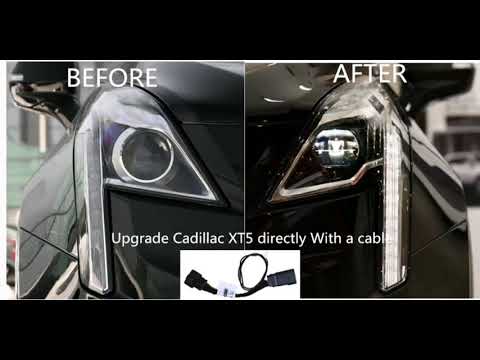 Cadillac XT5 Headlight Upgrade from Halogen to LED